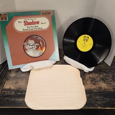 1978 Orson Welles The Shadow Volume 2 Firebug Death from the Deep Radio Drama  - Image 1 of 4
