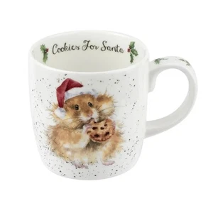 Tazas grandes de Navidad Wrendale animales ilustrados festivos de Royal Worcester - Imagen 1 de 6