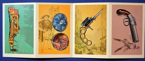 Uncut Panel of COLLECTOR'S HISTORY OF UNUSUAL WEAPONS Cards, 1963, Dr. Jackson - Picture 1 of 2