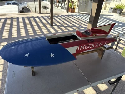 Vintage 45” Shovel Nose Hydro RC W/Custom Tune Pipe & Running Hardware - Image 1 of 4