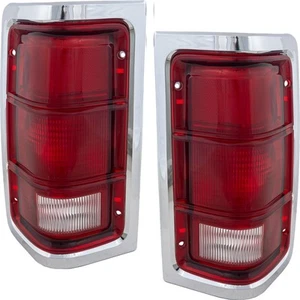 Tail Light Set For 1981-1993 Dodge D150 and W250 Driver and Passenger Side - Picture 1 of 10