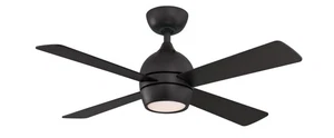 Fanimation Kwad 44" LED Ceiling Fan in Black - Picture 1 of 1