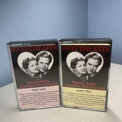 Nelson Eddy & Jeanette MacDonald - Sweethearts - Cassette Tape ONE & TWO / 1992 - Image 1 of 4