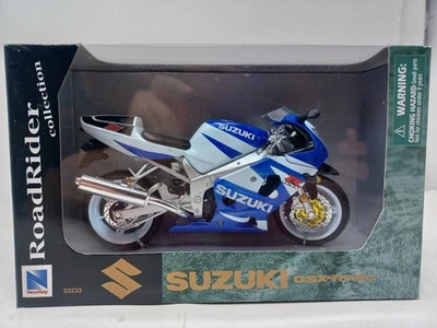New Ray Roadrider collection Suzuki GSX-R750 in blue 1:12 Diecast  - Image 1 of 3
