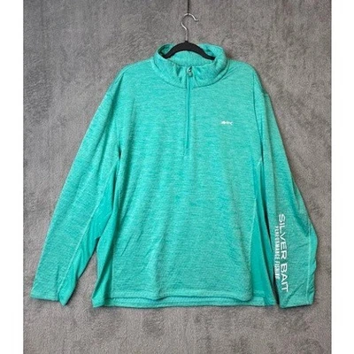 Camisa Pullover Silver Bait Performance Pesca Cuarto Cremallera XL Verde Foto 1 de 4