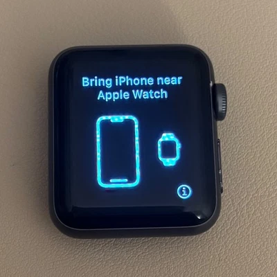 Apple Watch Series 3 38mm GPS Only Space Grey Smartwatch - Battery Health 100% - Image 1 of 4