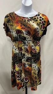 Cato ladies size L dress with animal print. - Picture 1 of 7