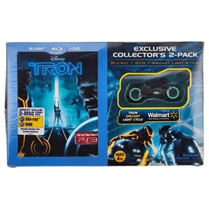 Tron Legacy Exclusive Collector's 2 Pack Blu Ray & Die Cast Light Cycle New NEW - Picture 1 of 4