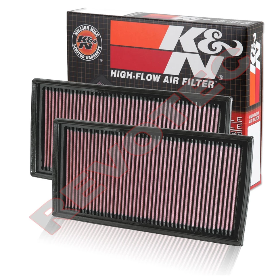 (2) Filtros de admisión de aire de alto flujo K&N 33-2405 para Mercedes Benz AMG  Foto 1 de 1