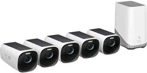 eufy eufyCam 3 Wireless 4K Solar Powered Security Camera System 5-Cam Kit|Refurb - Picture 1 of 10