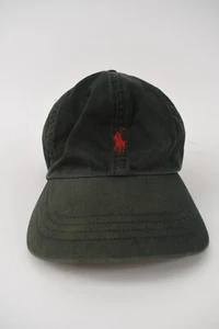 Vintage Polo Ralph Lauren Gray Strapback Hat Cap One Size - Picture 1 of 6