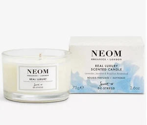 Neom de Stress Real Luxury Duftkerze Lavendel Jasmin & Rosenholz 75g - Bild 1 von 2