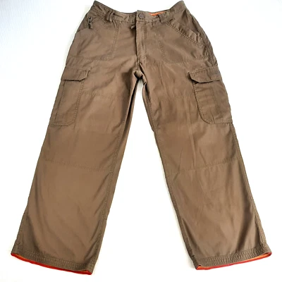 Pantalones cargo Craghoppers Bear Grylls para hombre talla pequeña Reino Unido 34" marrón caminata al aire libre campamento Foto 1 de 4