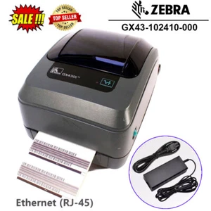 Zebra GX430T Thermotransfer Barcode Etikettendrucker 300 dpi USB Ethernet Seriell - Bild 1 von 4