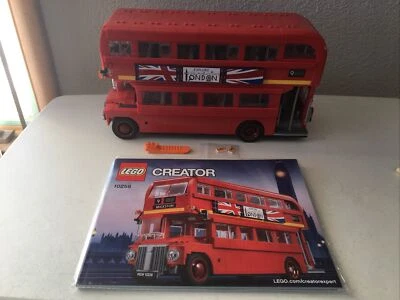 Lego 10258 London Bus Red Double-Decker Creator Expert TOURIST BUS 100% SET #1 - Image 1 of 4