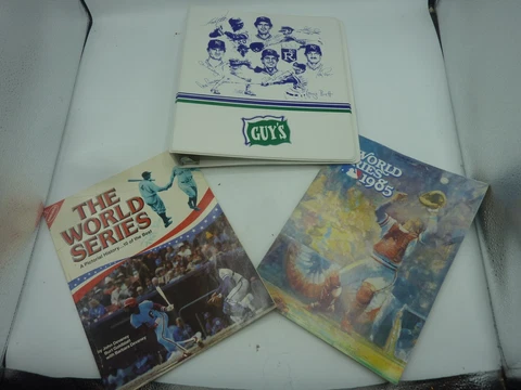 Vintage Kansas City Royals World Series Lot Guys Potato Chips 3-Ring Binder+ KC Cover