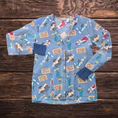 Personal médico manga larga Looney Tunes vintage talla pequeña Foto 1 de 4