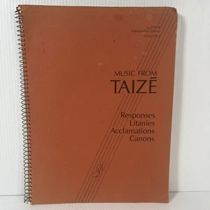 Music From Taize Responses Litanies Acclamations Instrumental Music V2 Spiral - Picture 1 of 12
