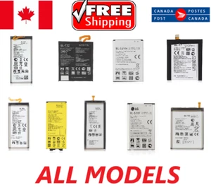 Batterie neuve pour LG G-Series Velvet \G8 \G7 \THINQ \G6 \G5 \G4 \G3 \G2 - Photo 1 sur 11