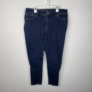 Vaqueros de mezclilla azul pequeño para mujer Lauren Ralph Lauren, talla 12P - Imagen 1 de 9