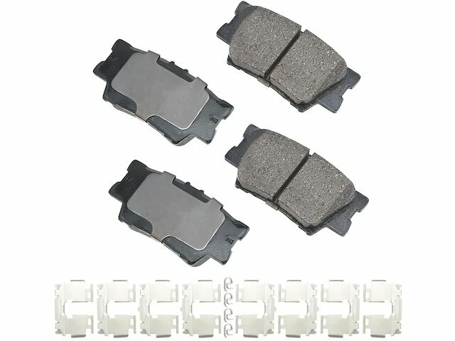 Juego de pastillas de freno traseras Akebono para Pontiac Vibe 2009-2010 2,4 L 4 cilindros 75 VHZV Foto 1 de 1