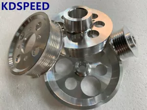 Lightweight pulley FOR 97-01 Toyota Aristo 1JZ 1JZ-GTE 2JZ 2JZ-GTE VVTi 4pcs - Picture 1 of 6
