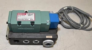 Numatics 555BA400KT00030 24VDC 4 Watt Valve AK552-1 Base Block 3/4” Ports - Picture 1 of 4