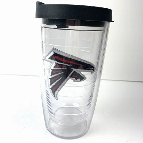 Tervis Tumbler NFL Atlanta Falcons patch 16 ounce with lid Travel Cup Cover