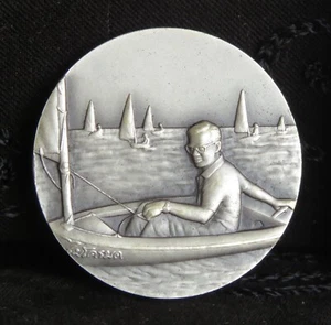 1998 King Bhumibol Adulyadej Rama 9 IX Asian Games Silver Thailand Medal Thai - Picture 1 of 3