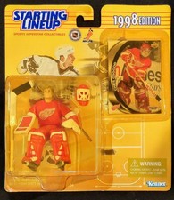 Chris Osgood Detroit Red Wings 1998 Kenner Starting Lineup Figure & UD Card NEW