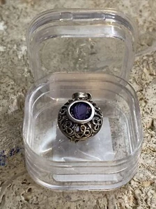 Nuevo con etiquetas dije colgante de zandrita púrpura 1,75 quilates 8 mm JVT #4084 - Imagen 1 de 6