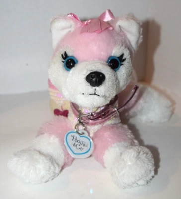 Cartera Poochie and Co Rosa y Blanco Cachorro Lentejuelas Corazón Foto 1 de 4