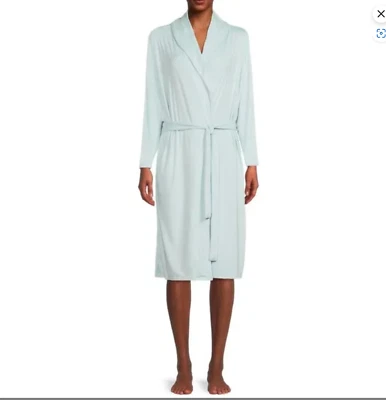NUEVO CON ETIQUETAS Bata para mujer Catherine Malandrino ropa de dormir azul claro talla 1XL Foto 1 de 4