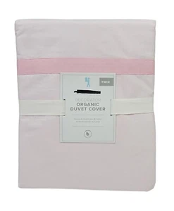 NUOVO COPRIPIUMINO BIOLOGICO CERAMICA FIENILE BAMBINI DECORATORE ROSA GEMELLO - Foto 1 di 6