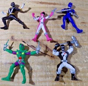 MIGHTY MORPHIN POWER RANGERS Five Figures 3-1/2" Tall Five Figures - Bild 1 von 12