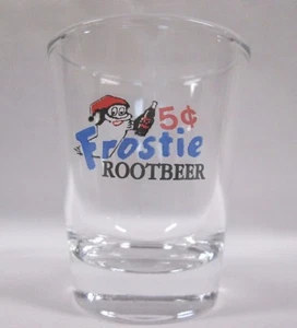 FROSTIE ROOTBEER SODA MR OWL LOGO SHOT GLASS - Picture 1 of 1