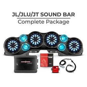 DS18 Jeep Speakers Soundbar Combo JL / JT (Gladiator) Loaded Complete Audio - Picture 1 of 5