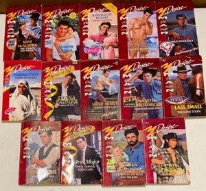 Lot of Silhouette Desire MAN Romance Fiction Paperback Books Various Authors - Picture 1 of 3