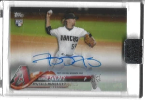 2018 Topps Clearly Authentic Autographs Rookie Jimmie Sherfy CAA-JSH - Picture 1 of 1