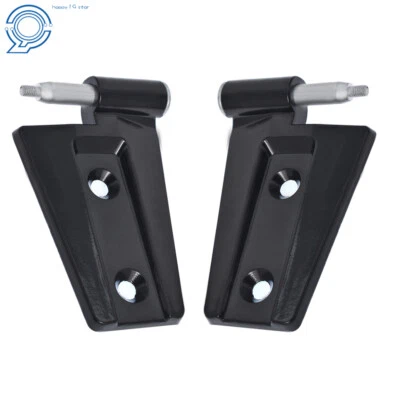 Black Tailgate Rear Door Window Glass Hinge Cover For Jeep Wrangler JK 2007-2017 - Image 1 of 4