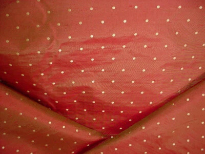 3-7/8Y Kravet 23037 Silk Dot Dusty Rust Iridesent Silk Dot Upholstery Fabric - Image 1 of 4