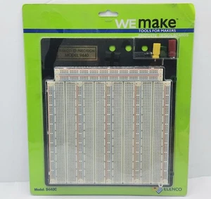 Brand New ELENCO 9440C  Prototype Design Breadboard 3220 Tie Points Solderless  - Picture 1 of 2