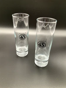 2 x Likör 43 Glas Longdrink Cocktail Licor Cuaranta y tres Gläser Bar - Bild 1 von 5