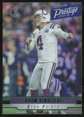 2019 Panini Prestige Adam Vinatieri Green Parallel Colts #94 - Image 1 of 2