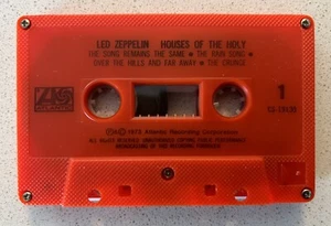 LED ZEPPELIN Houses Of The Holy Cassette Singapore Release RARE! - Picture 1 of 16