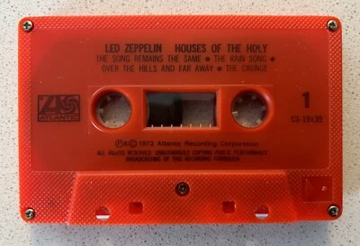LED ZEPPELIN Houses Of The Holy Cassette Singapore Release RARE! - Image 1 of 4