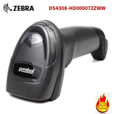Zebra DS4308-HD00007ZZWW Handheld 1D/2D Barcode Scanner With USB cable - Image 1 of 4