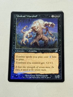 MTG FOIL Undead Warchief Scourge Magic the Gathering - Image 1 of 2