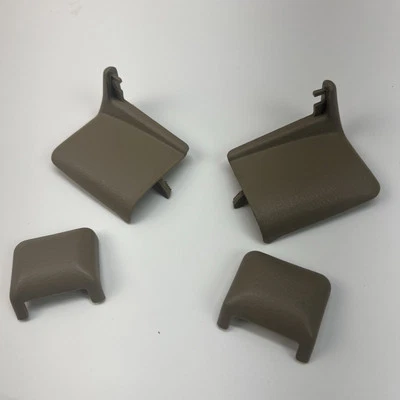CURA INTEGRA 1994-2001 OEM CUBIERTAS DE RIEL DE ASIENTO CUBIERTAS DE PERNOS (JUEGO) BORDE TOSTADO/BEIGE Foto 1 de 4
