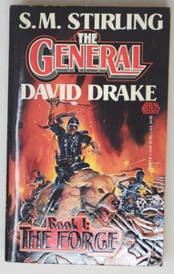 S.M. STIRLING & DAVID DRAKE SIGNED 1ST ED - The General, Book 1: The Forge 1991 - Picture 1 of 5